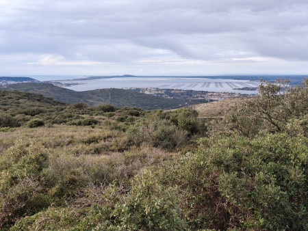superbe vue sur l'étang de Thau